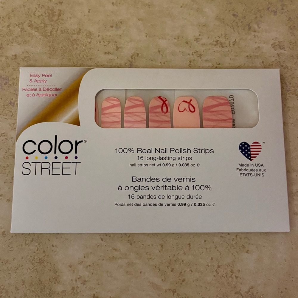 3/$25 Color Street Nail Polish Strips - Choose Hope
